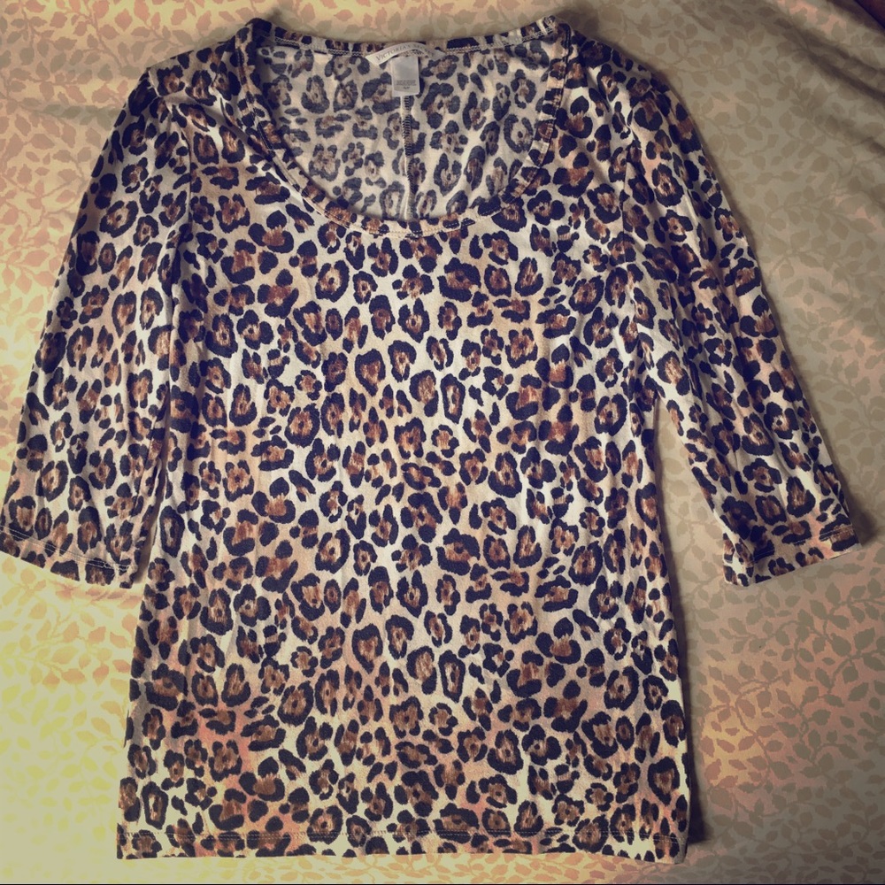 Victoria’s Secret leopard print shirt